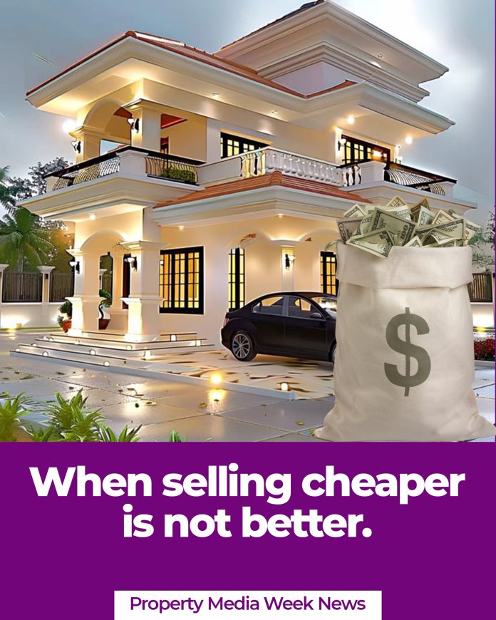 When selling cheaper is not better.