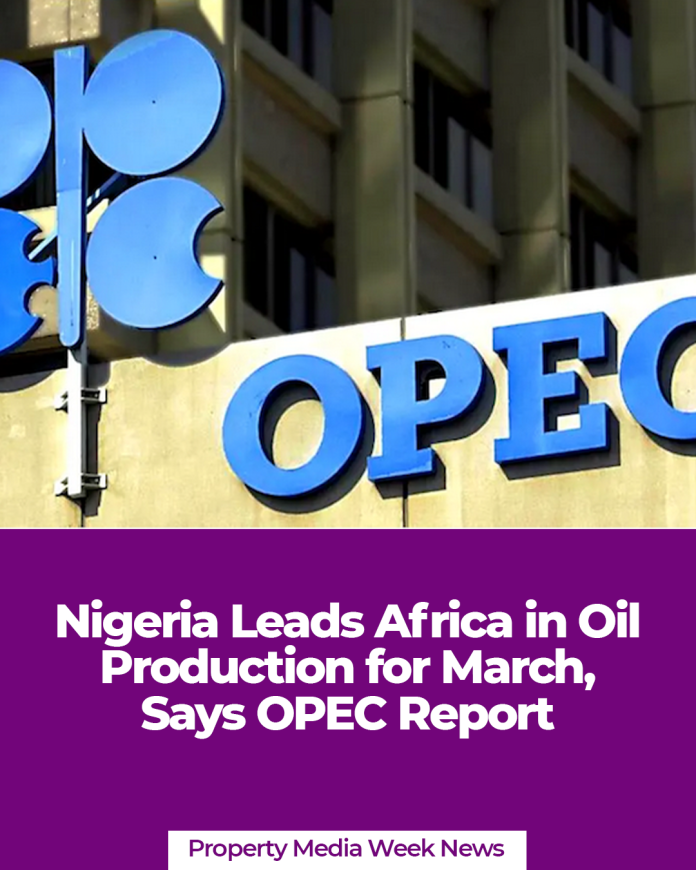 Nigeria Leads Africa in Oil Production for March, Says OPEC Report