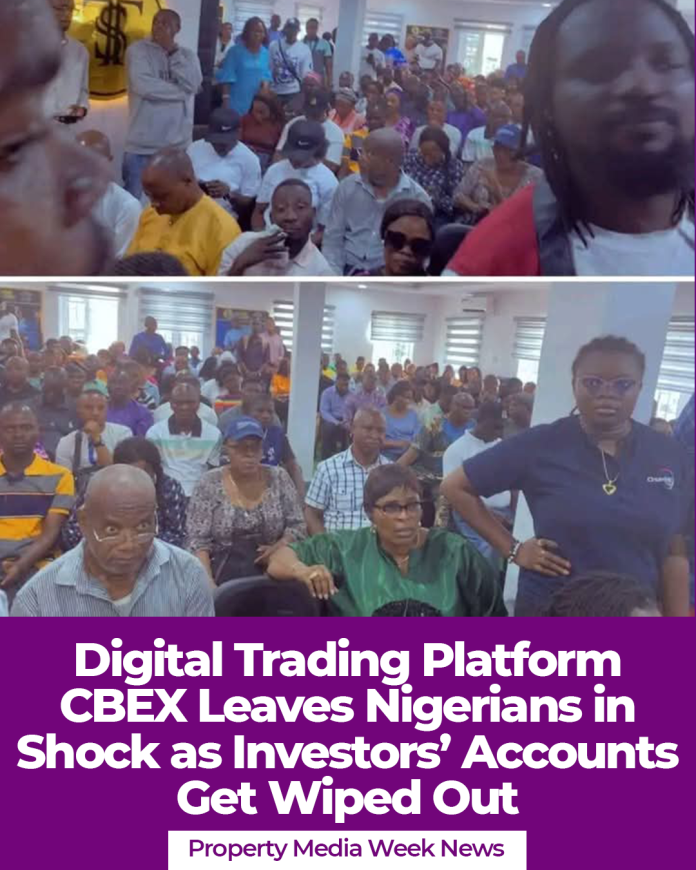 Digital Trading Platform CBEX Leaves Nigerians in Shock as Investors’ Accounts Get Wiped Out