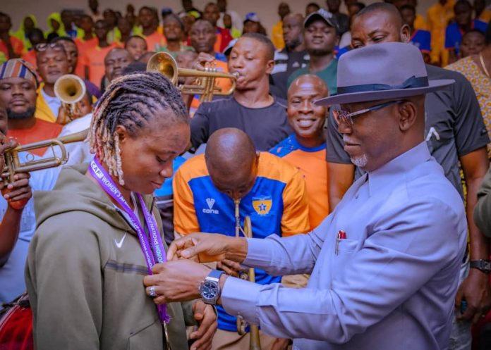 “Tosin Demehin receives house and ₦30 million reward from Ondo State”