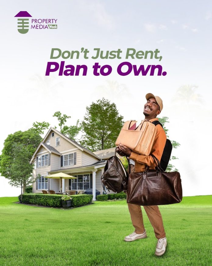 “Young Nigerian couple reviewing real estate payment plan options for home ownership.”