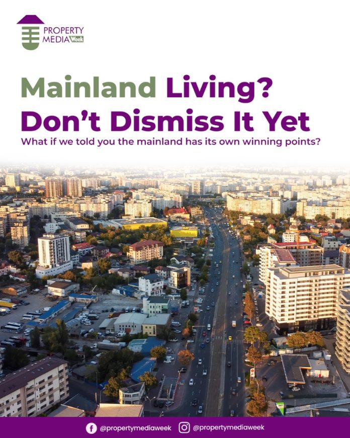 Mainland real estate in Lagos – Yaba, Alimosho aerial view
