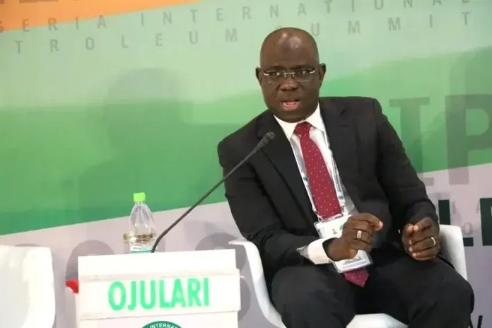 NNPC GCEO Bayo Ojulari speaking at the 2025 Gastech Exhibition in Milan