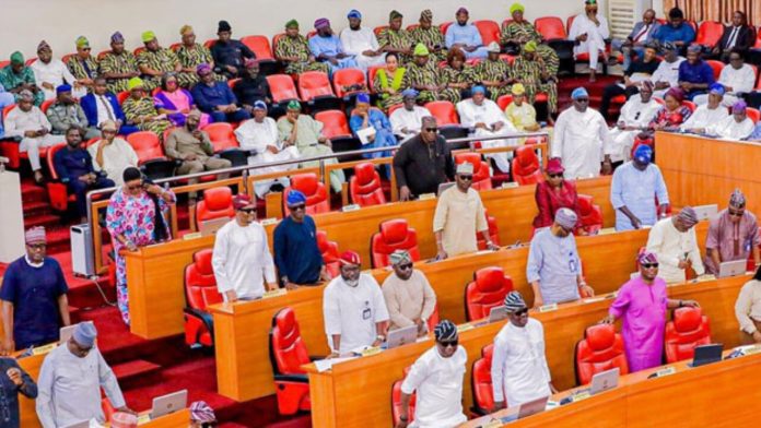 “Lagos State House of Assembly building where lawmakers approved ₦6.2 billion property budget.”